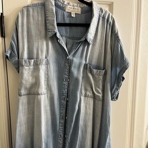 Plus Anthropology Jean Shirt